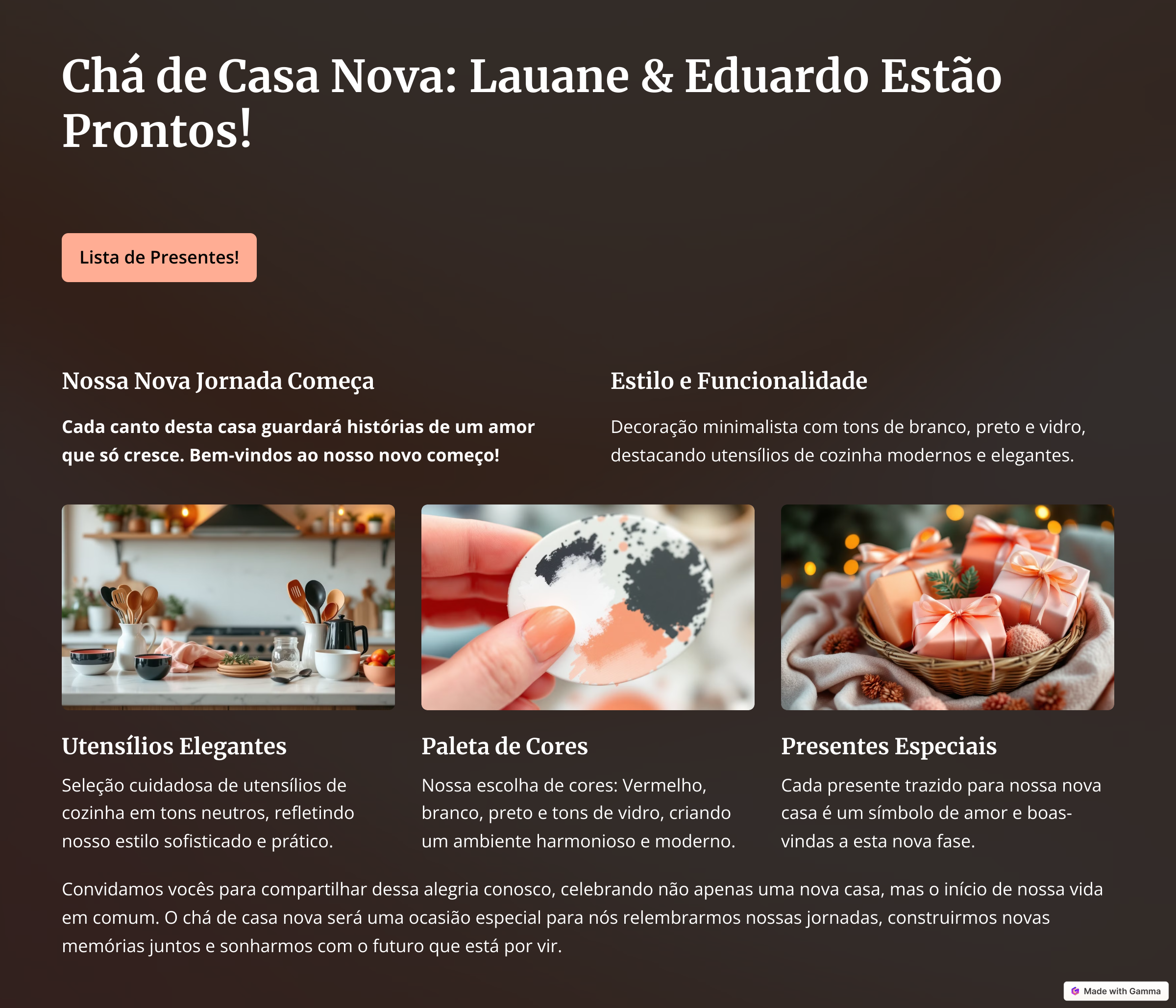 Chá de Casa Nova